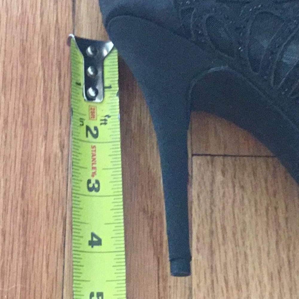 Black Rhinestone Booties - image 7